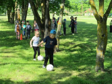 Sporta diena pirmsskolā.